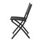 Merrick Lane Bardwell Set of 2 Versatile Flex Comfort Indoor/Outdoor Fold Chairs with Metal Frames